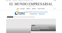 Desktop Screenshot of elmundoempresarial.com